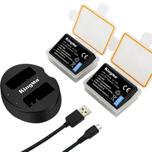 KingMa LP-E10 batterie et double chargeur pour Canon EOS 1100D, 1200D, 1300D, Kiss X50, Kiss X70, Rebel T3