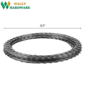Alambre <span class=keywords><strong>de</strong></span> Púas <span class=keywords><strong>de</strong></span> <span class=keywords><strong>Acero</strong></span> <span class=keywords><strong>Galvanizado</strong></span> por Inmersión en Caliente Tipo <span class=keywords><strong>Concertina</strong></span> <span class=keywords><strong>de</strong></span> Bajo Precio con Cuchilla <span class=keywords><strong>de</strong></span> Navaja para Protección - Product Image 3