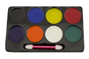 Precio más bajo 6/8 colores cara pintura corporal conjunto paleta de seguidores de la Copa Europea de fútbol cara pintura labial - Product Image 2