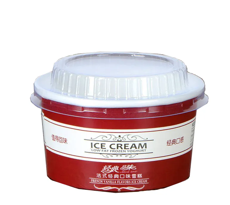 6 oz vendita caldo custom stampato monouso di carta ice cream cup