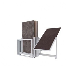 TileTurnElite Slab Frame Vitrina Slatwall Shelf Accesorios de tienda de lujo