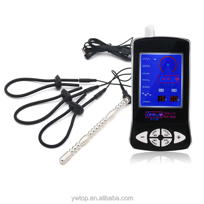 Electro Shock Penis Urethrale Geluid Puls Stimulator Sex Mannelijke Electro Stimulatie