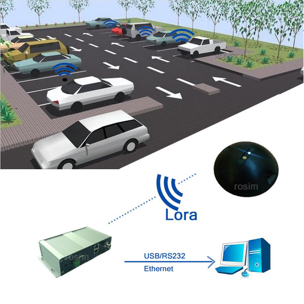 Outdoor Waterproof Parking Space Detection Car Sensor for Parking Guidance Management