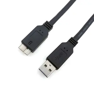 Cổ phiếu lớn 1 m chất lượng cao USB 3.0 Loại A Nam Để Micro B 3.0 Nam Cáp Dữ Liệu