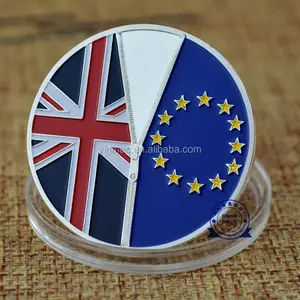 BREXIT Coins silver High quality cheap UK ENGLAND BREXIT COIN