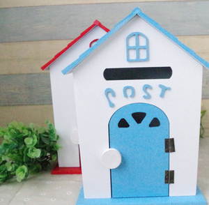 House Shaped Idyllic Custom <strong>Wood</strong> Letter Mail <strong>Post</strong> <strong>Box</strong> Letterbox Mail <strong>Box</strong> - Product Image 2