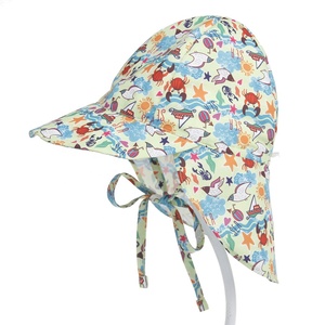 Del bambino del bambino Unisex Flap di Protezione Del Sole Cappello di Nuotata Traspirante Lavabile In Lavatrice Estate Toddle Cappello - Product Image 3