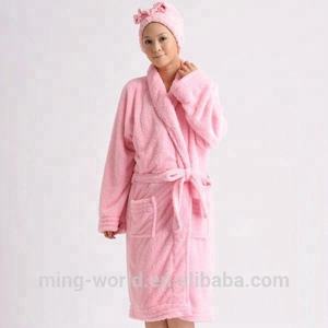 Bata de Invierno de Punto Grueso para Mujer, de Alta Calidad, 100% Poliéster, Cómoda, Transpirable y de Secado Rápido para Otoño - Product Image 6