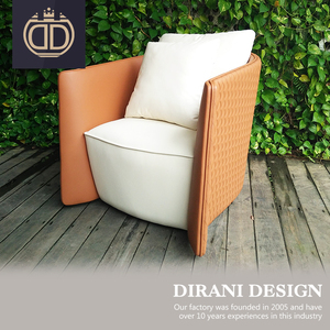 Sala ocio estilo simple muebles silla cómoda tela colorida diseñador simple cómodo sofá silla - Product Image 2