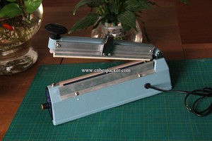 PFS-400 Corps En Aluminium Avec Coupe Latérale Sac Chaleur Manuel Impulsion Scellant Machine - Product Image 4