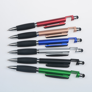 Stylo Publicitaire Multifonctionnel avec Logo Sportif 4-en-1 Fonctionnel avec <span class=keywords><strong>Porte</strong></span>-Stylo et Nettoyeur d'Écran Stylo à Bille en Plastique - Product Image 4