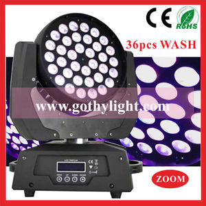 Ce y rohs y quad en movimiento la cabeza/360w lavado/de luz en movimiento de zoom - Product Image 1
