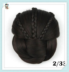 Clip sintetica da donna naturale In capelli Chignon Bun <span class=keywords><strong>Hairpieces</strong></span> HPC-0110 - Product Image 4