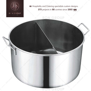 Ensemble de 7 casseroles en aluminium poli, tailles variées, pour Restaurant, acier inoxydable, grand bol de cuisson, hôtel - Product Image 3