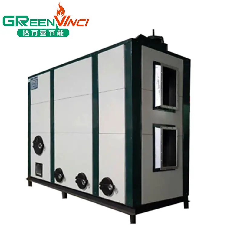 Hout pellet windverhitter/biomassa hete lucht oven/hete lucht generator vers fruit droog brunei