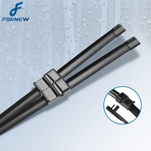 Balais d'essuie-glace de <span class=keywords><strong>pare</strong></span>-<span class=keywords><strong>brise</strong></span> avant de voiture pour <span class=keywords><strong>Volvo</strong></span> <span class=keywords><strong>V50</strong></span>, adaptés aux modèles à bras à goupille latérale, années 2004 à 2006 - Product Image 1