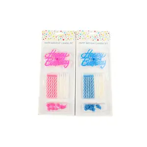 10 Pieces Happy Birthday Mulit-colored Birthday Toothpick Candle