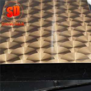 Prodotti caldi Decorazione Della Parete 0.3 Mm Pellicola Laser Laser Lamiera di Acciaio inox In Metallo - Product Image 6