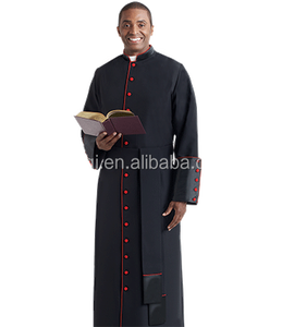 Sotana Negra Básica / Sotana de Uso Diario / Vestimenta de Jesuita - Product Image 1