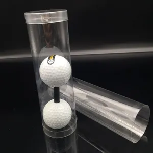 disposable plastic tennis ball tube , plastic golf ball cylinder packaging, quality round box