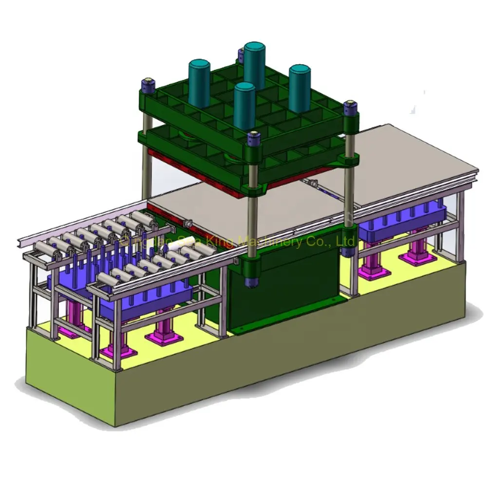 Presse de sol de carrelages en caoutchouc, dispositif de poussée hydraulique, entièrement automatique, livraison gratuite