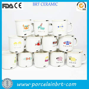 แก้วมักเซรามิกเคลือบขนาดเล็ก12ชิ้น/เซ็ตของขวัญวันเกิดที่น่ารัก - Product Image 2