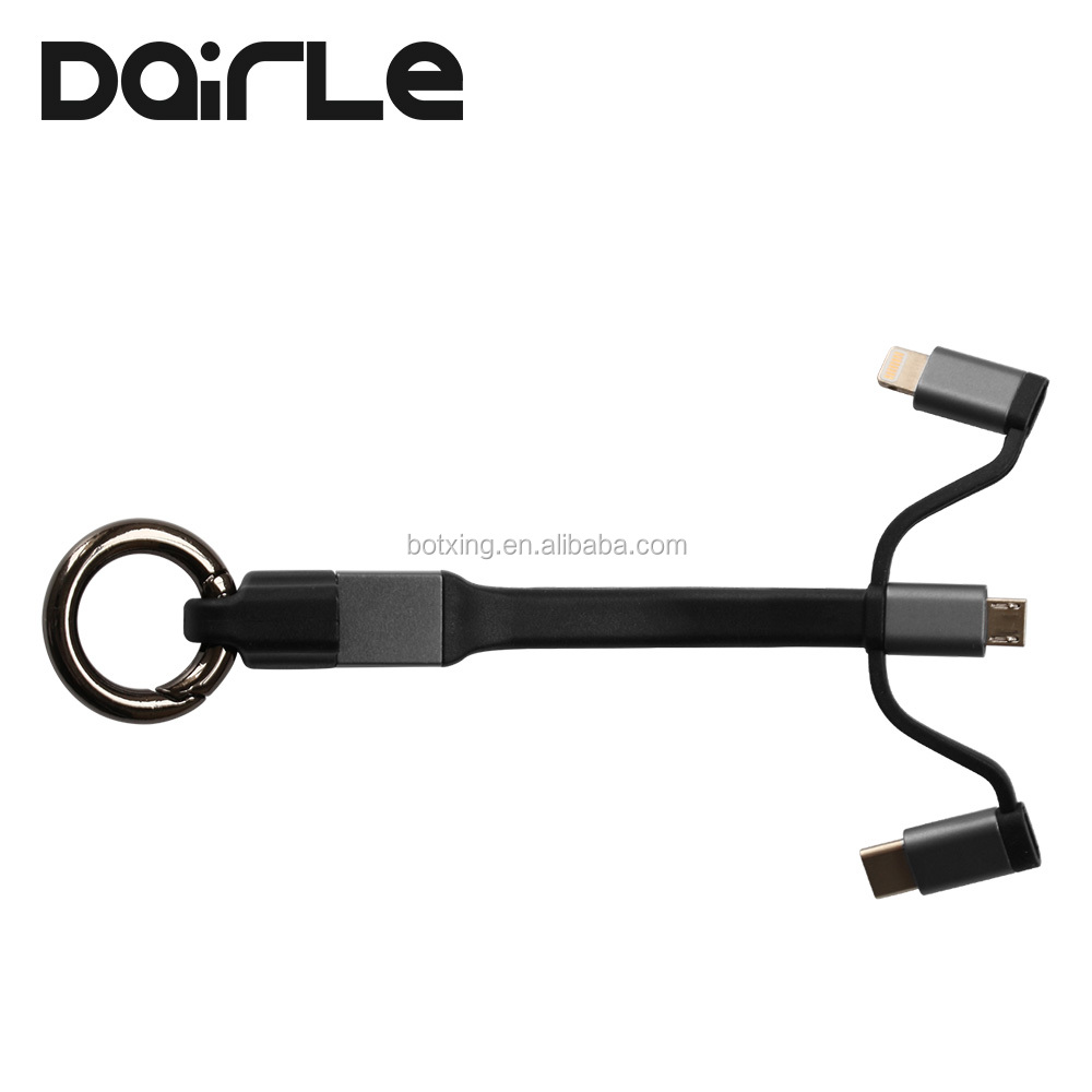OEM Брелок для телефона, зарядное устройство магнитный кабель USB 3 в 1 удлинитель с USB