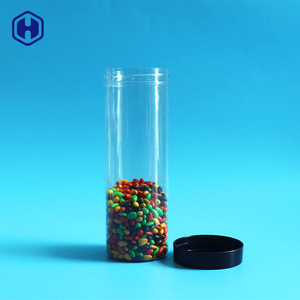 Envase para Alimentos Enlatados, Tarro de Plástico PET de Boca Ancha de 460 ml para Galletas, Dulces y Bocadillos, con Sellado Hermético Libre de BPA - Product Image 5