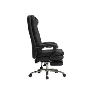 Genuine Leather High Back <strong>Reclinning</strong> Office <strong>Desk</strong> <strong>Chair</strong> Ergonomic <strong>Recliner</strong> Computer <strong>Chair</strong> With Footrest - Product Image 6