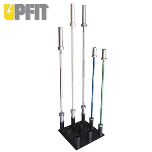 Gimnasio Fitness 9-Hole Steel Barbell Bar Holder Metal <span class=keywords><strong>Rack</strong></span> Banco <span class=keywords><strong>de</strong></span> ejercicios y <span class=keywords><strong>Rack</strong></span> para levantamiento <span class=keywords><strong>de</strong></span> pesas - Product Image 4