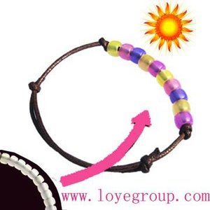 Perle uv bracelet bracelet magique Arc-En-Ciel uv perle bracelet - Product Image 1