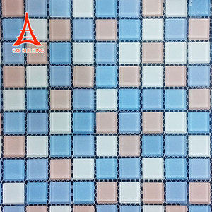 Vente flash : <span class=keywords><strong>carreaux</strong></span> de mosaïque en verre brisé modernes et économiques de 4 mm pour hôtel et piscine - Product Image 6