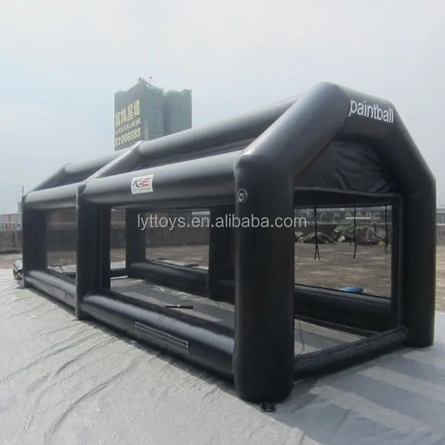 Best selling inflatable paintball arena field for outdoor playground