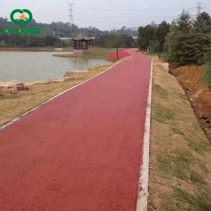 Revêtement coloré pour piste de course sportive, asphalte coloré, mélange à froid, asphalte coloré - Product Image 5