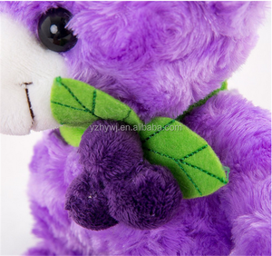 20 cm pequeño relleno color púrpura hermoso Oso de juguete osito de peluche - Product Image 6