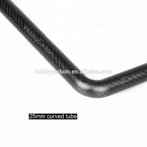 25mm Carbon Tube, Carbon Curved Pipe OEM Fabrik preis 2021Carbon Fiber Heizrohr