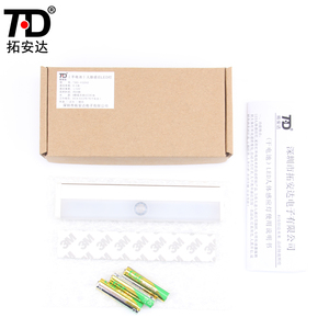 <span class=keywords><strong>El</strong></span> sensor de movimiento llevó la luz de tira, batería decorativa de interior impulsada 8 luz de la noche del LED (blanco) - Product Image 5