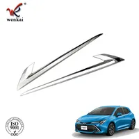 ABS Plastic Chrome Taillight Cover Trim For Toyota Corolla Sport Hatch Hatchback Auris 2019 Car Accessories