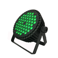 Éclairage d'intérieur plat Led par 64 lumière 54x3w rgb 3 en 1 disco dj éclairage de scène led noir par can à vendre
