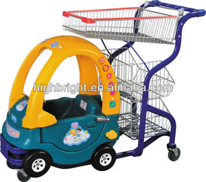 Tan divertido plástico <span class=keywords><strong>supermercado</strong></span> niños mini carrito de la <span class=keywords><strong>compra</strong></span> con el coche de juguete - Product Image 2