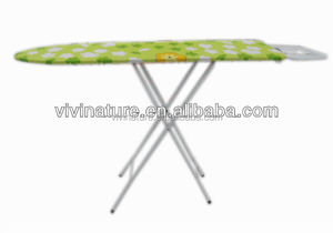 <span class=keywords><strong>Table</strong></span> <span class=keywords><strong>à</strong></span> <span class=keywords><strong>repasser</strong></span> en bois <span class=keywords><strong>à</strong></span> hauteur réglable avec <span class=keywords><strong>support</strong></span> en fer et housse en coton - Product Image 3