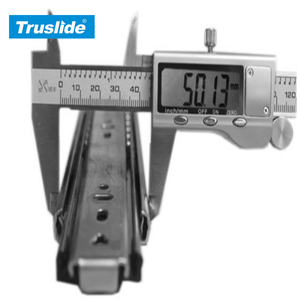 Glissières <span class=keywords><strong>de</strong></span> <span class=keywords><strong>tiroir</strong></span> pour meubles <span class=keywords><strong>de</strong></span> <span class=keywords><strong>cuisine</strong></span>, 50mm, Extension complète, fermeture douce, robuste, blanc, pour industriel - Product Image 4
