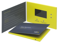 Publicité personnalisée Tft/ Lcd Pop up vidéo Invitation de mariage cadeau Carte de voeux 4.3 ''4'' 5 ''7 pouces Brochures vidéo