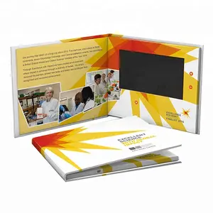 Tùy Chỉnh Lcd Video Brochure Thẻ/Lcd Video Thiệp Chúc Mừng