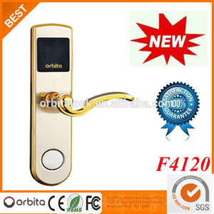 seguridad cerradura de la puerta para <span class=keywords><strong>el</strong></span> hotel de aleación de zinc con color <span class=keywords><strong>dorado</strong></span> correderas cerradura de la puerta - Product Image 2