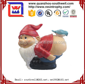 Divertido resina de gnomos de jardín hecho a mano gnomos de jardín para la venta - Product Image 2
