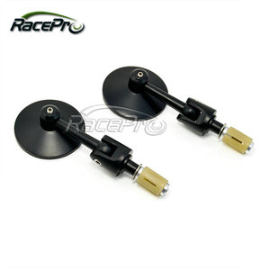 Espejos retrovisores universales para motocicleta, redondos y negros, personalizados, para <span class=keywords><strong>Triumph</strong></span>, Yamaha, Honda, Suzuki - Product Image 6