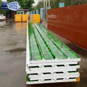 EPS sandwich panel insulated steel roofing panel
