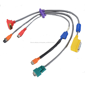 2.54mm de hauteur 9 broches mini din fil connecteur 12 broches câble ruban - Product Image 3