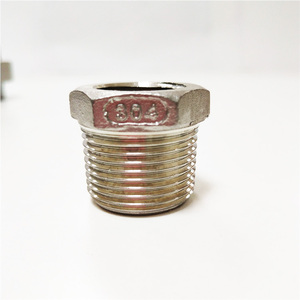 Del TNP de 304/316 de acero inoxidable hombre roscada hembra buje hexagonal - Product Image 4